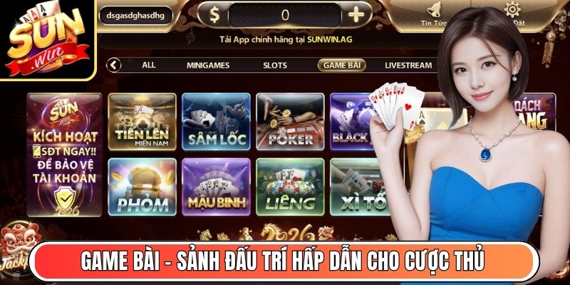 Game Bài – Sảnh đấu trí hấp dẫn cho cược thủ