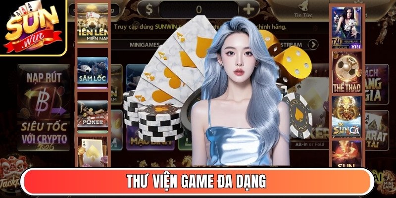 Thư viện game đa dạng